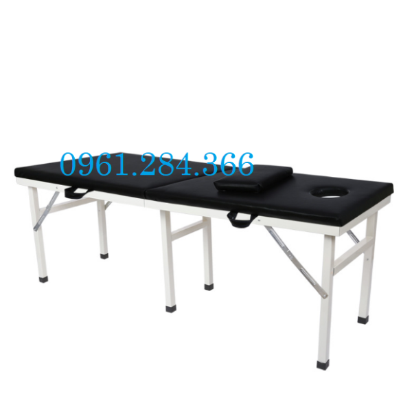 Giường massage 6 chân Black