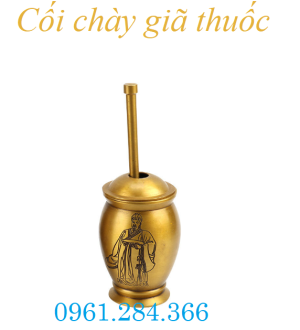 Cối chày giã thuốc