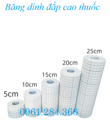 Băng keo cố định thuốc 25 cm