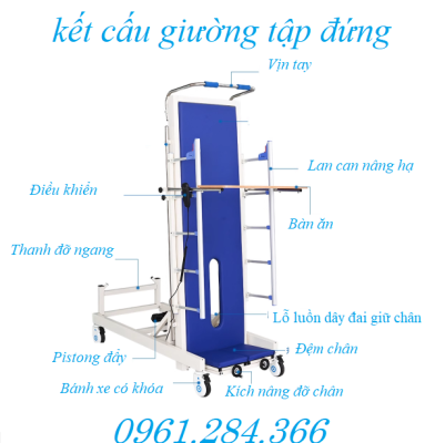 Giường tập phục hồi chức năng đứng